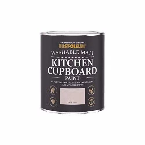 Rust-Oleum Elbow Beach Pink and Yellow Matt Kitchen Cupboard Paint, 750ml – 3