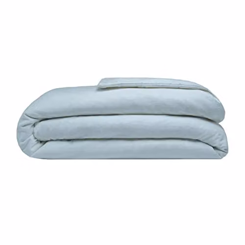 Belledorm Green Flannelette Cotton Duvet Cover