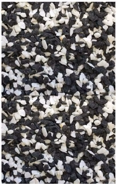 Aqua One Decorative Mixed White and Black Aquarium Gravel 2kg