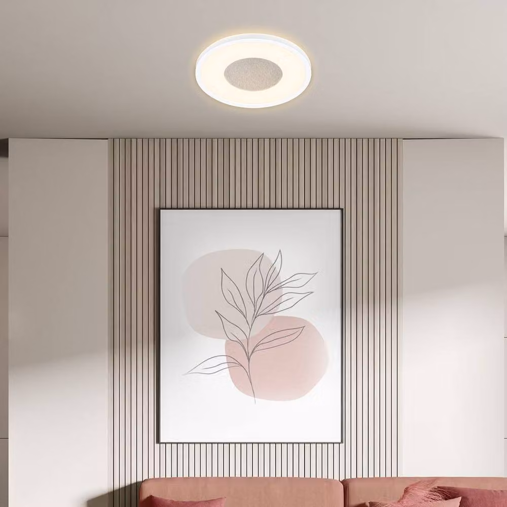 Briloner LED Ceiling Light, White, Diameter: 29 cm, 2400 lm, 3000 K Warm White – 3