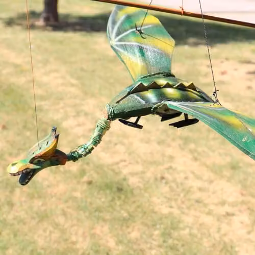 KDMD Green Coconut Dragon Hanging Mobile, 37 cm – 2