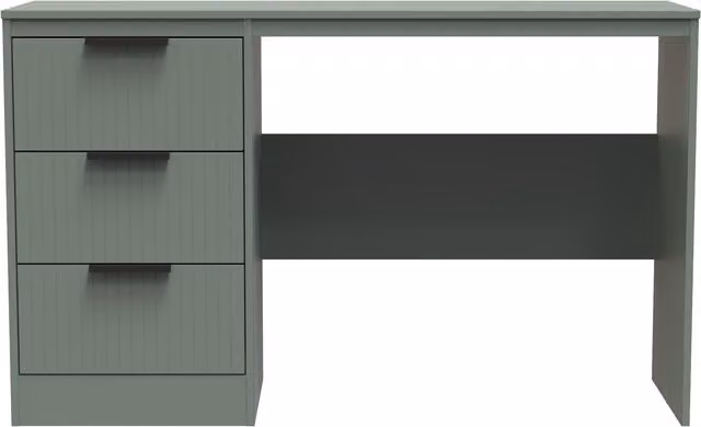 Ready Assembled 2 U Denver 3 Drawer Desk in Pale Green – 1