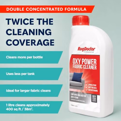 Rug Doctor Oxy Power Fabric Cleaner with Anti Foam, 1 Litre, White – 3
