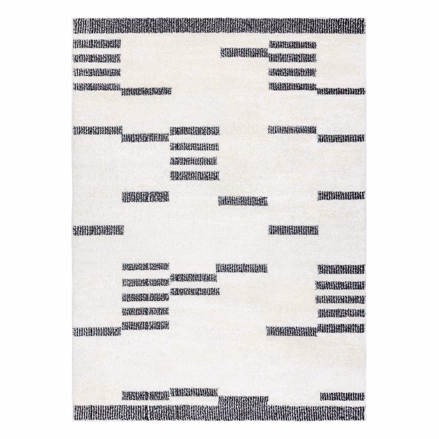 RugsX Mode Geometric Scandinavian Rug in Yellow, W: 150 cm, D: 80 cm