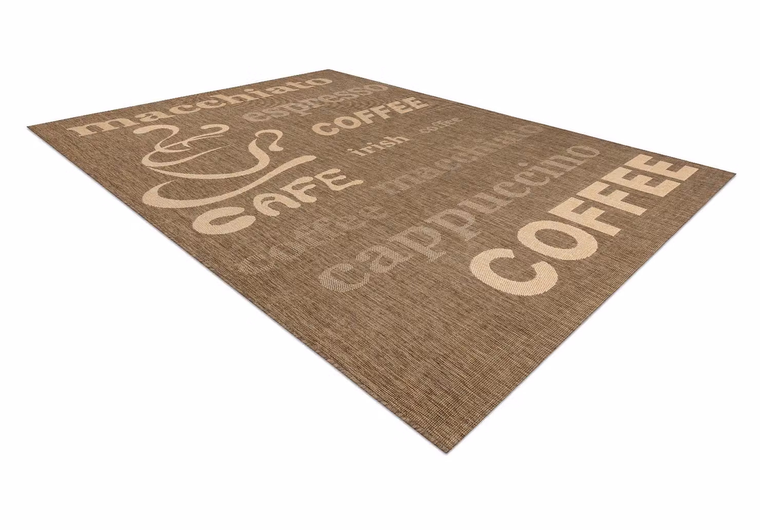 RugsX Floorlux Modern Rectangular Rug in Brown, W: 200 cm, D: 290 cm – 2
