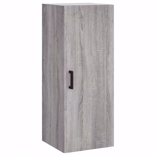 vidaXL Wall Mounted Cabinet in Grey, W/D/H: 34.5 x 34 x 90 cm – 1
