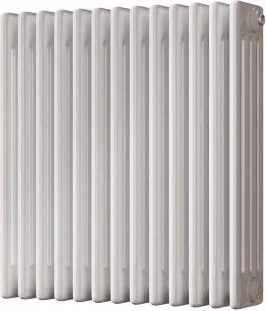 Alpha White 4 Column Steel Radiator with Feet