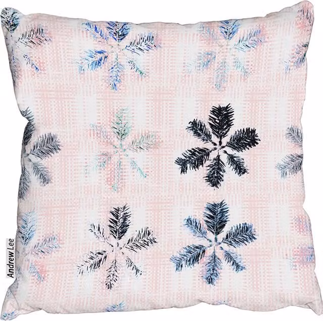 Andrew Lee Pink Floral Square Cushion, 60 x 60 cm