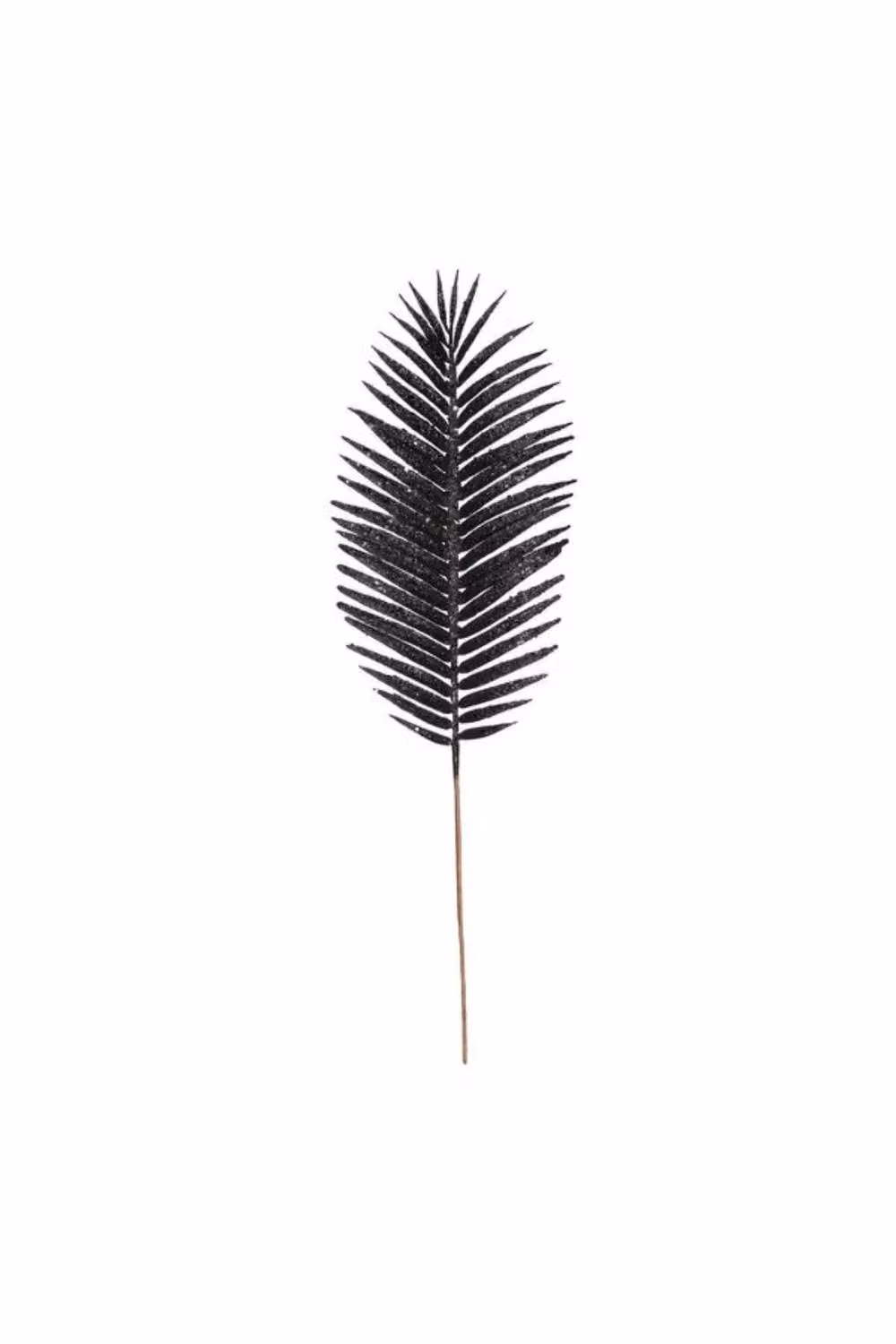 KDMD Black Glitter Palm Leaf Set of 3, Height: 70 cm – 2