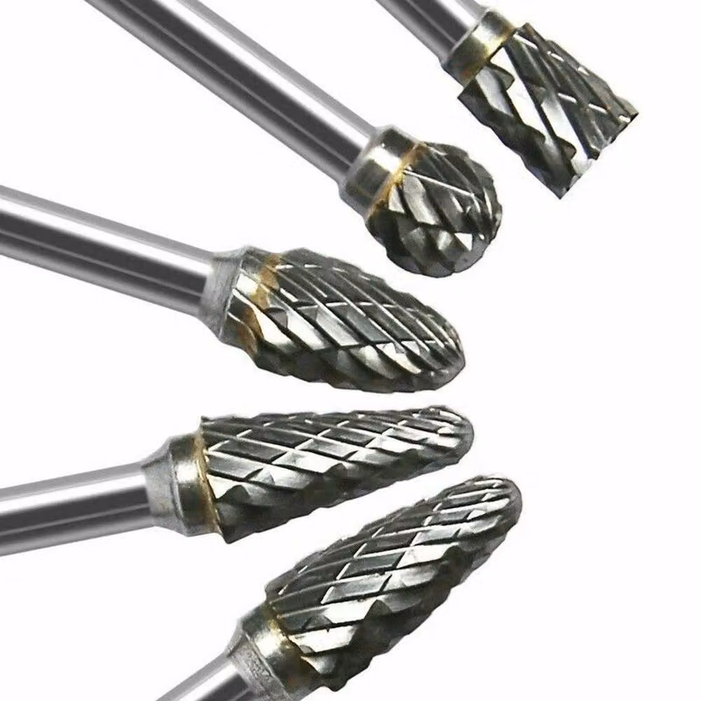 NESTLUNE 10-Piece Tungsten Carbide Steel Rotary Burr Bits, 3mm, Silver – 2