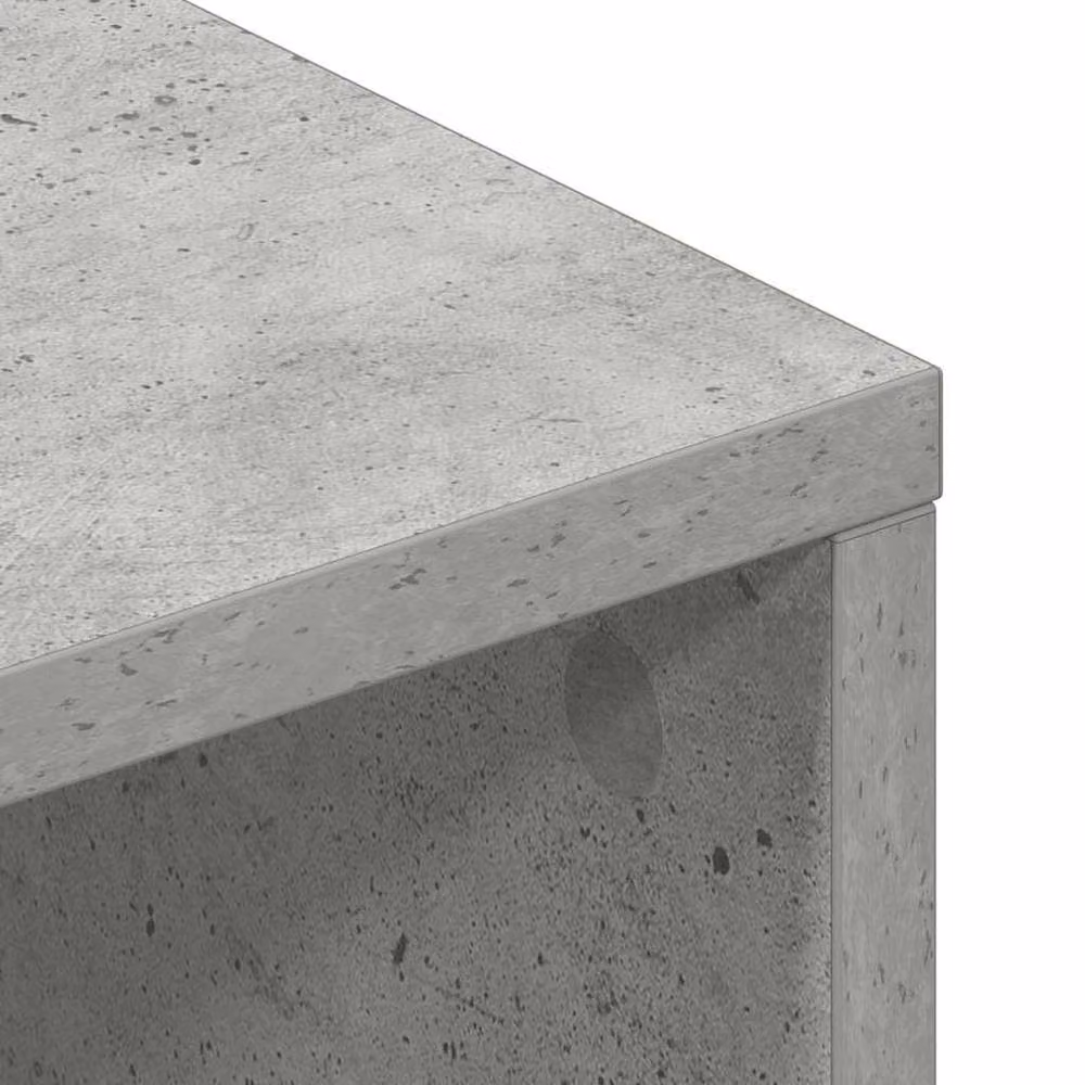 Berkfield Home TV Cabinet in Concrete Grey, W/D/H: 100 x 40 x 40 cm – 3
