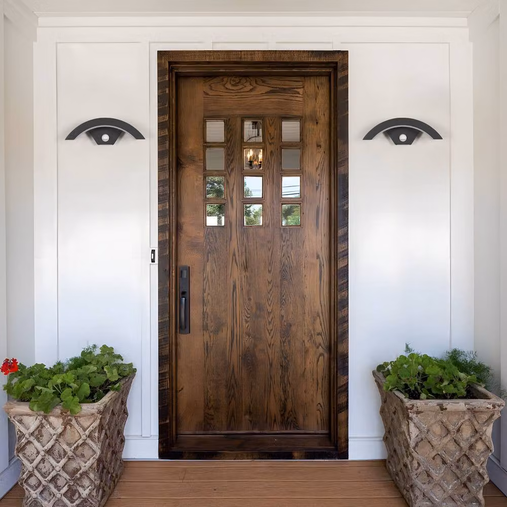 COMELY 24W LED Outdoor Wall Light with Motion Sensor, IP65 Waterproof, Black – 5