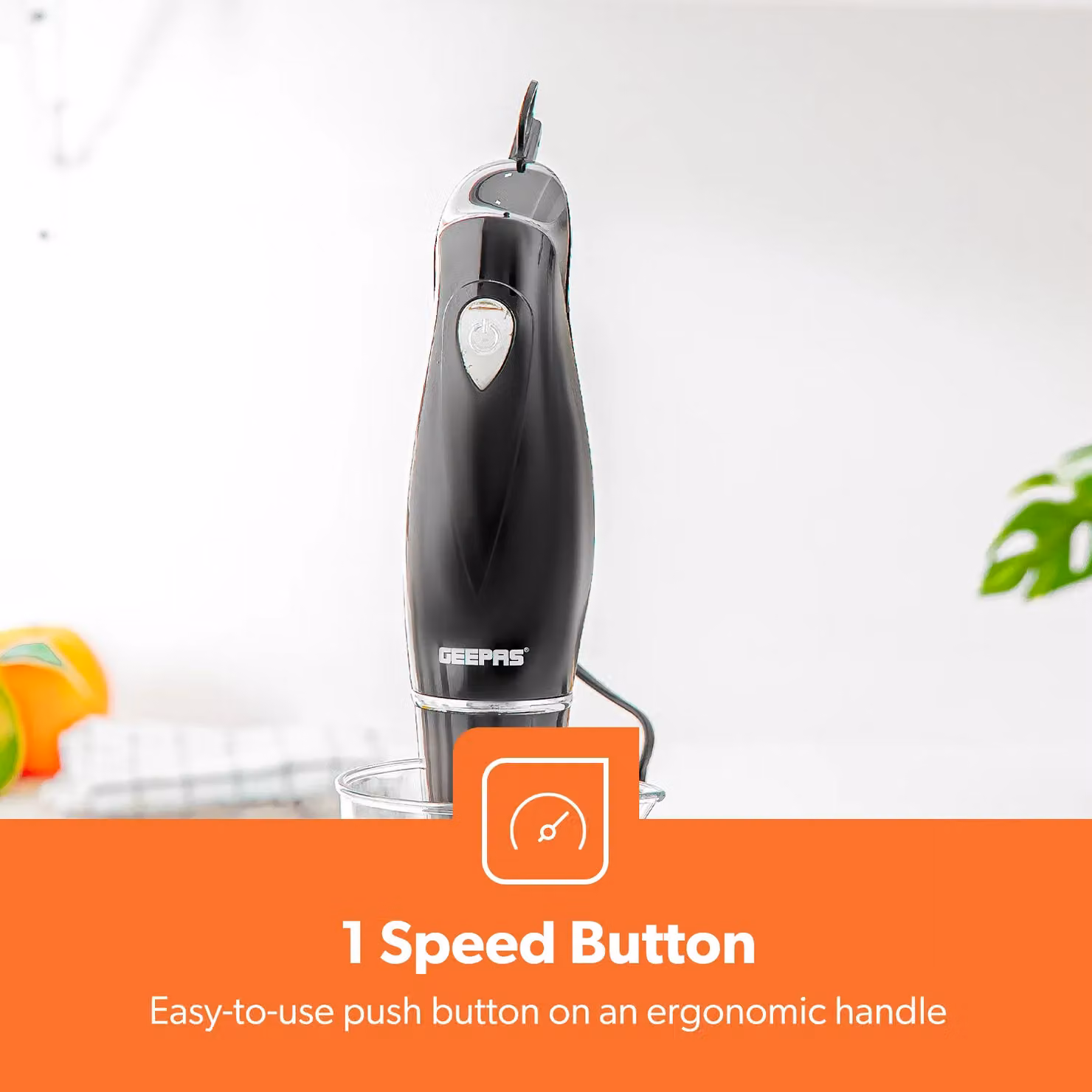 Geepas Hand Mixer and Hand Blender Set in Black – 4