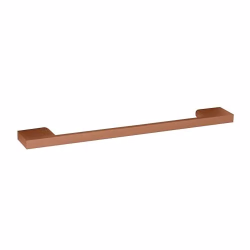 Balterley Square D Shape Kitchen and Bathroom Cupboard Handles, Copper, W/D/H: 223 x 28 x 8 mm, 192 mm Centres