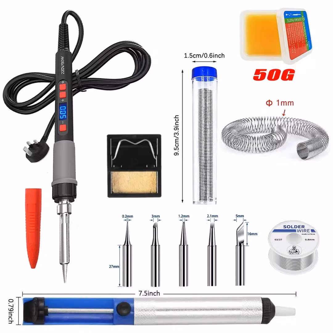 SPETLEK 90W Soldering Iron Kit with Ceramic Heating Element in Black – 2