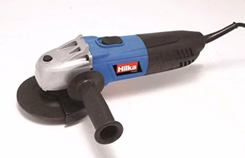 Hilka PTAG600 600 W Mains Angle Grinder in Black and Blue