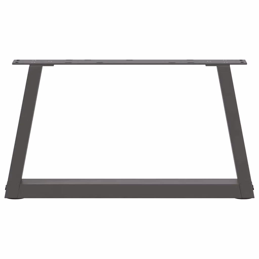 Berkfield Home V-Shape Dining Table Legs, 2 Pieces, Anthracite and Black Steel, H: 70 cm, W: 30-31.3 cm – 3