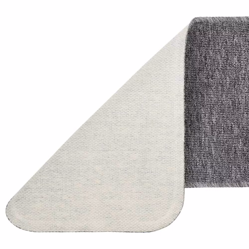 Berkfield Home Anti Slip Decorative Stair Mats, 15 Pack, Grey, W: 75 cm x D: 20 cm – 3