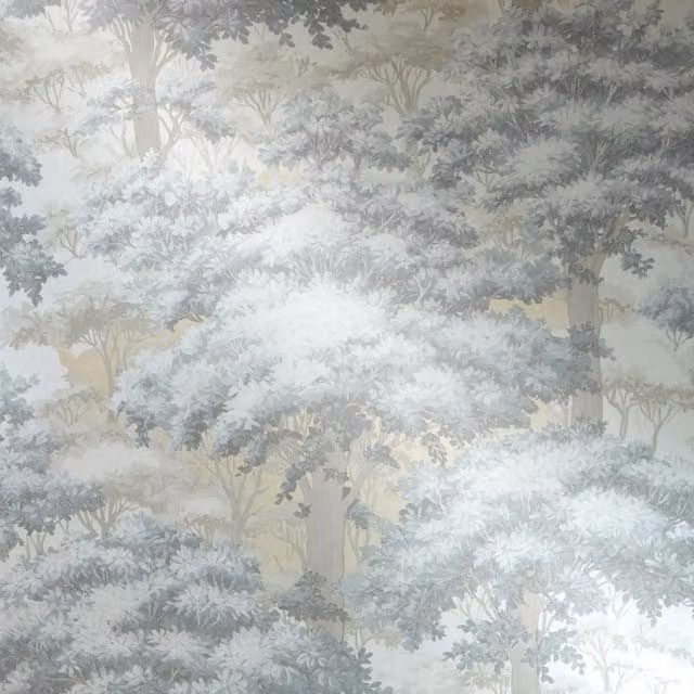 I Love Wallpaper New Forest Toile Botanical Floral Wallpaper in Grey