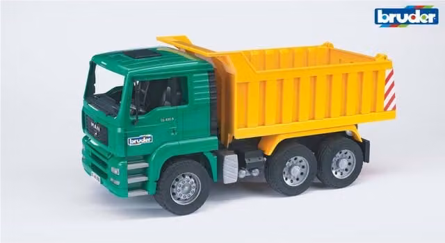 Bruder MAN TGA Tipper Truck 1:16 Scale Model Vehicle in Red