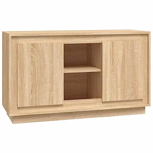 vidaXL Modern Sideboard in Sonoma Oak, W/D/H: 102 x 35 x 60 cm