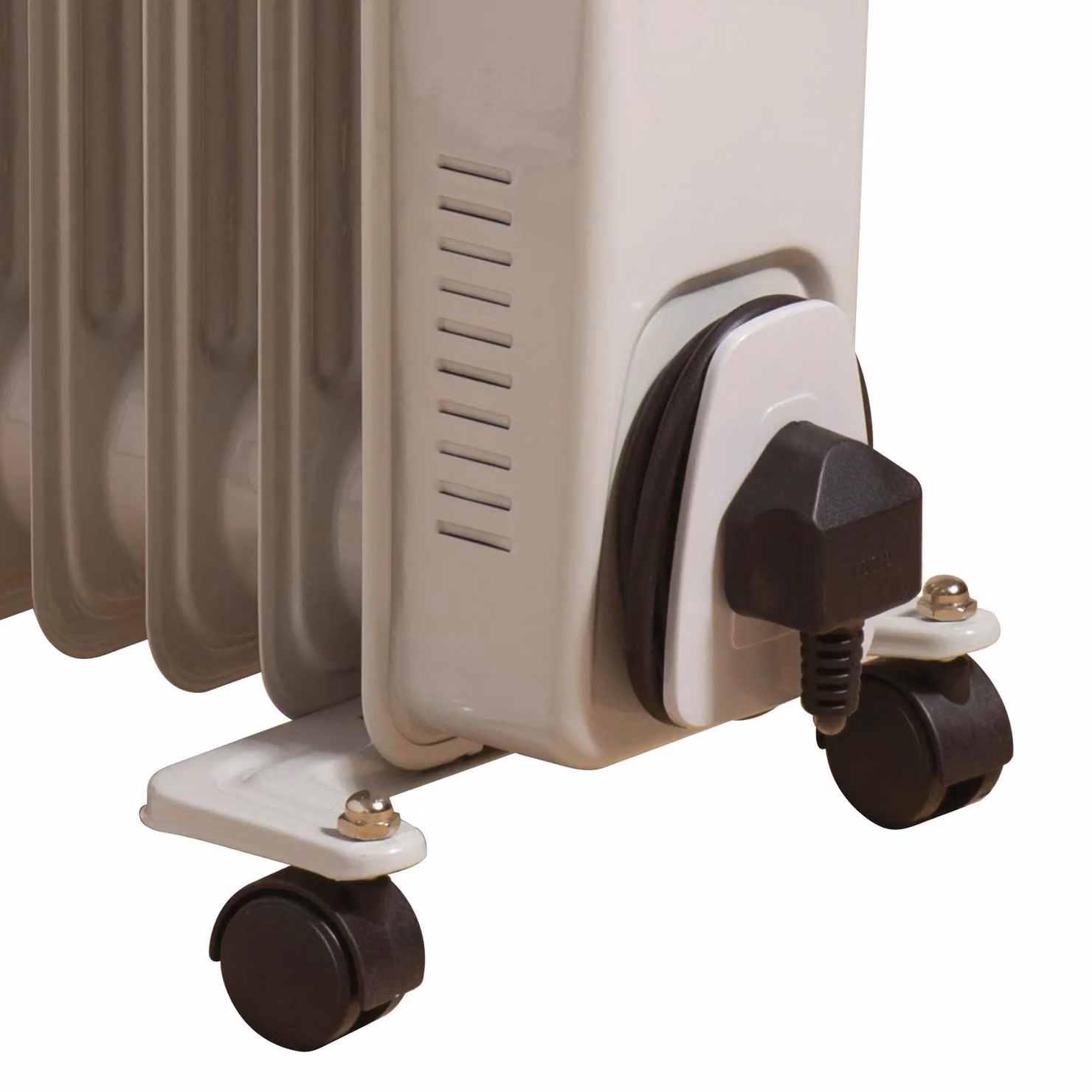 Daewoo 1500W 7 Fin Oil Filled Radiator with Thermostat and Safety Protection, White – 3