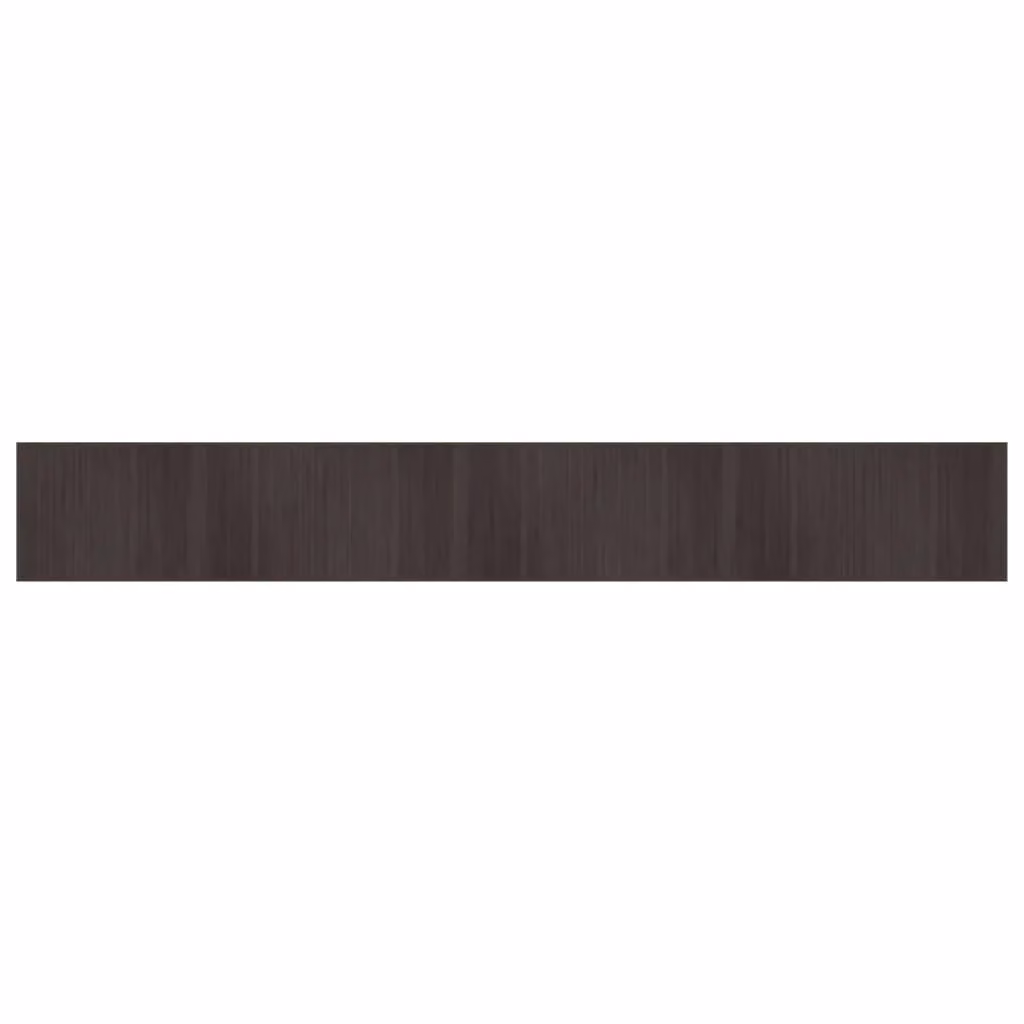 Berkfield Home Rectangular Bamboo Rug in Brown, W/D/H: 70 x 500 cm – 1