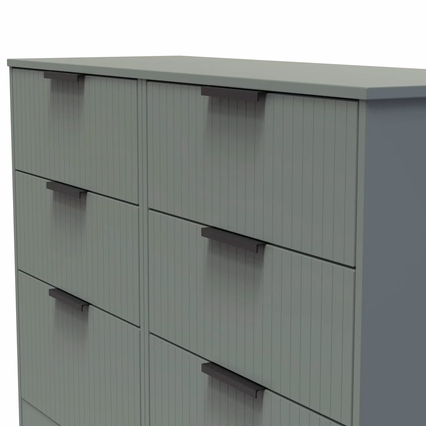 Ready Assembled 2 U Denver 6 Drawer Wide Chest in Pale Green – 3