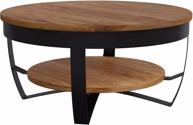 Berkfield Home Square Coffee Table in Brown Solid Acacia Wood W/D/H: 65 x 65 x 32 cm – 1