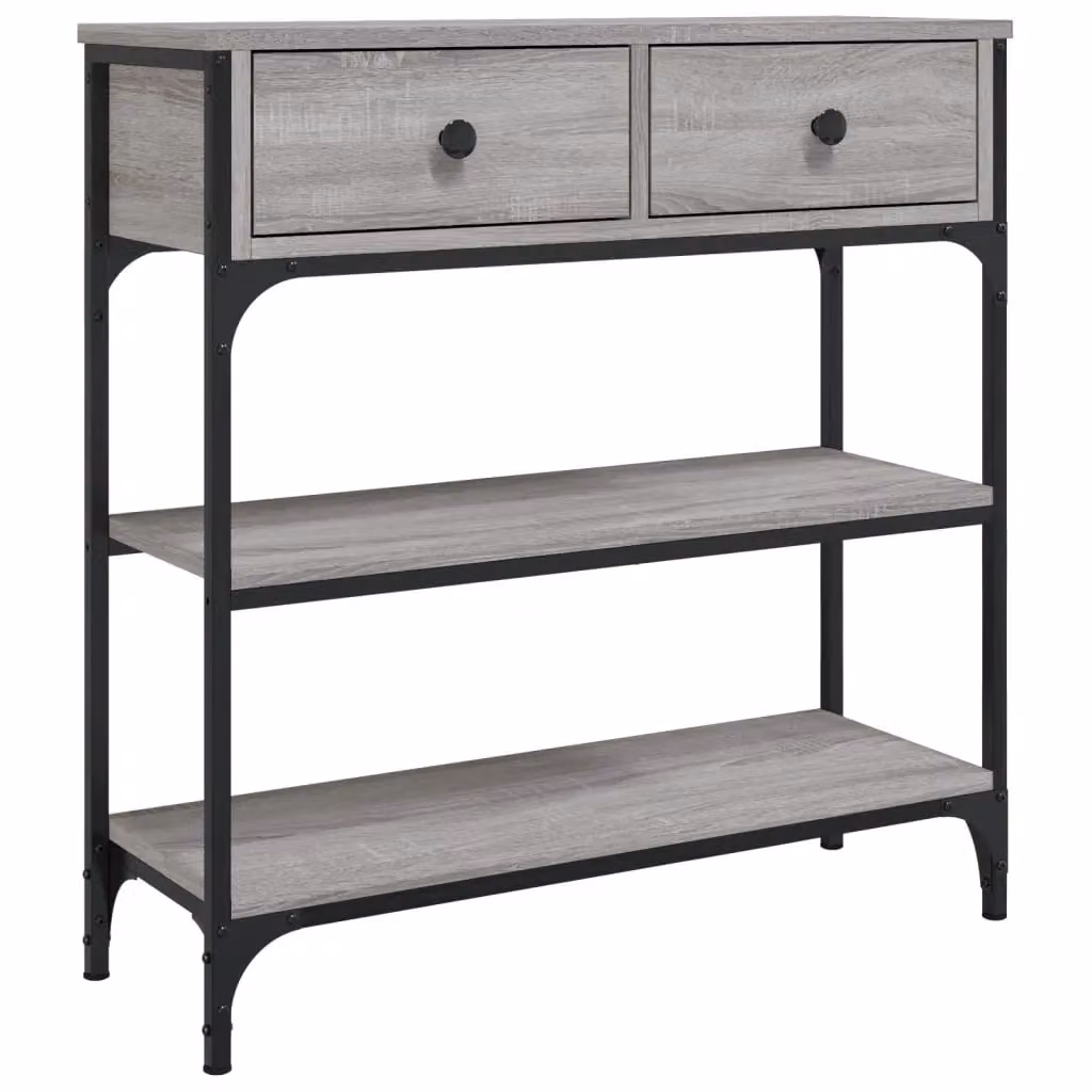 Berkfield Home Grey Sonoma Console Table, W/D/H: 72.5 x 25 x 75 cm – 2