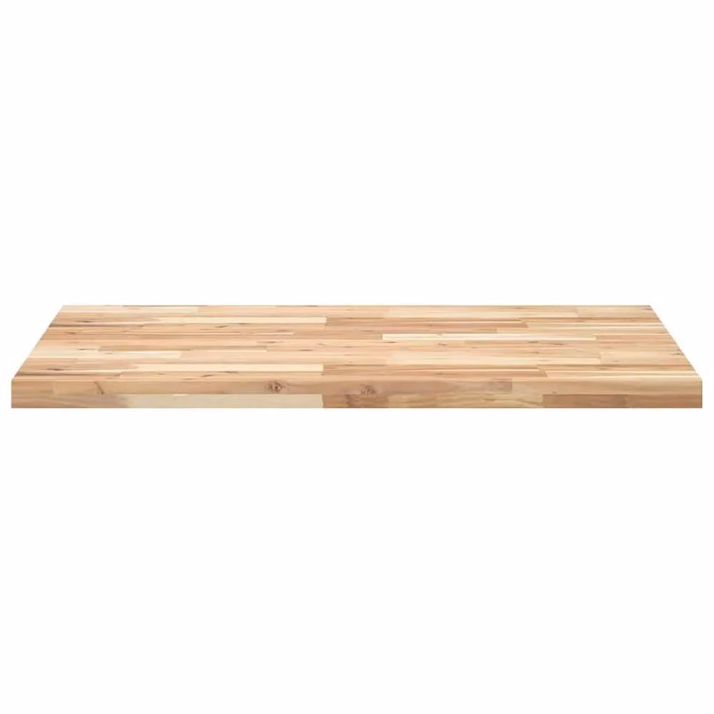 Berkfield Home Rectangular Table Top in Brown Solid Acacia Wood, W: 80 cm, D: 70 cm, H: 4 cm – 2