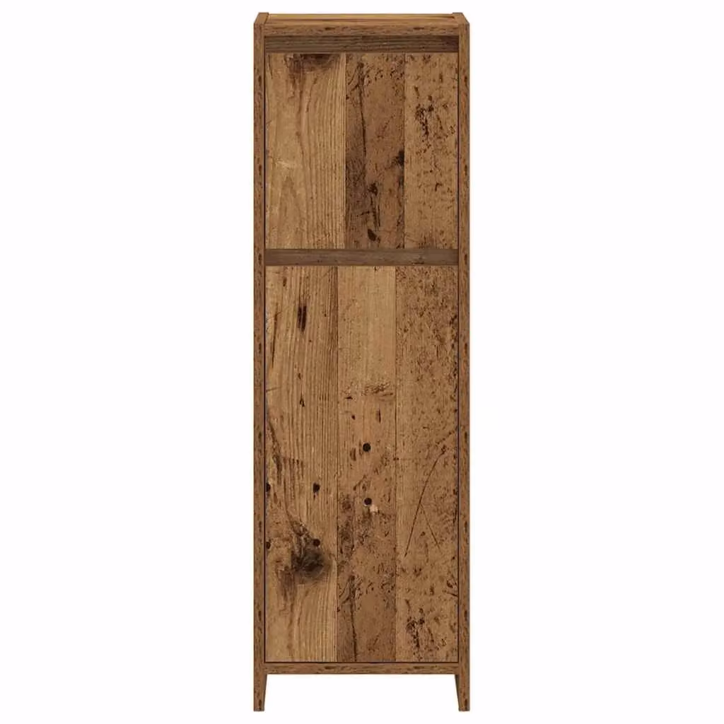 Berkfield Home 4 Piece Rustic Brown Bathroom Furniture Set in Engineered Wood – 2