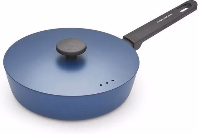 Morphy Richards Non-Stick Forged Aluminium Saute Pan, Blue, 24 cm – 1
