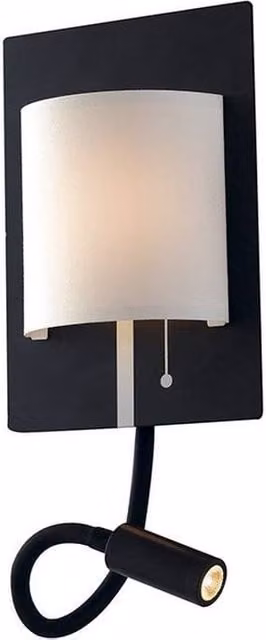 Netlighting POP LED 2 Light Reading Lamp in White and Black, 4000K, W/D/H: 22 x 16 x 7.5 cm – 1