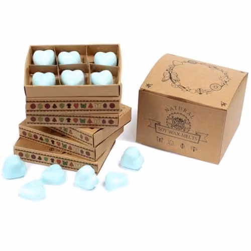 Ancient Wisdom Nagchampa Wax Melts, Box of 6, Blue