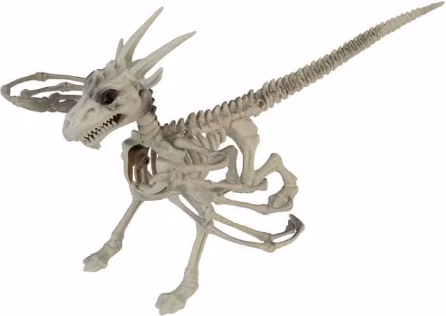 VFM e-Store White Dragon Skeleton Halloween Decoration Accessory – 1