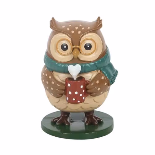 Something Different Wholesale Oliver Owl Brown Ceramic Tabletop Ornament