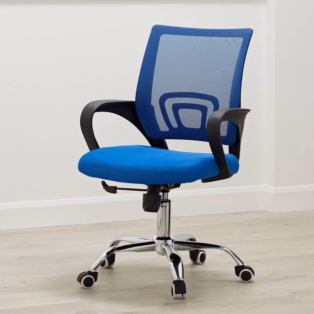 Lemon Pavilion Furniture Tate Blue Mesh Back Task Office Chair, W: 57 cm, D: 56 cm, H: 96 cm – 3