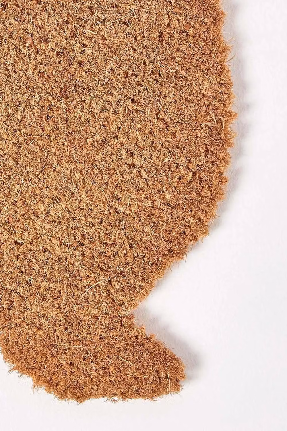 Homescapes Dachshund Dog Shaped Coir Doormat, Brown, W: 75 cm, D: 45 cm, H: 1.7 cm – 1