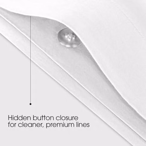 Bedable Double Sateen Cotton Bedding Set in White, 460 Thread Count – 2