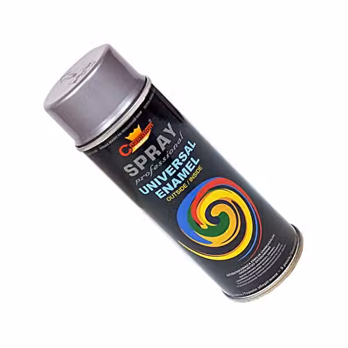 Sola 2 x 400 ml High Gloss Grey Universal Enamel Spray Paint, Quick Drying and Opaque – 3
