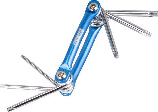 Saber 6 Piece Torx Set in Blue Aluminium Holder