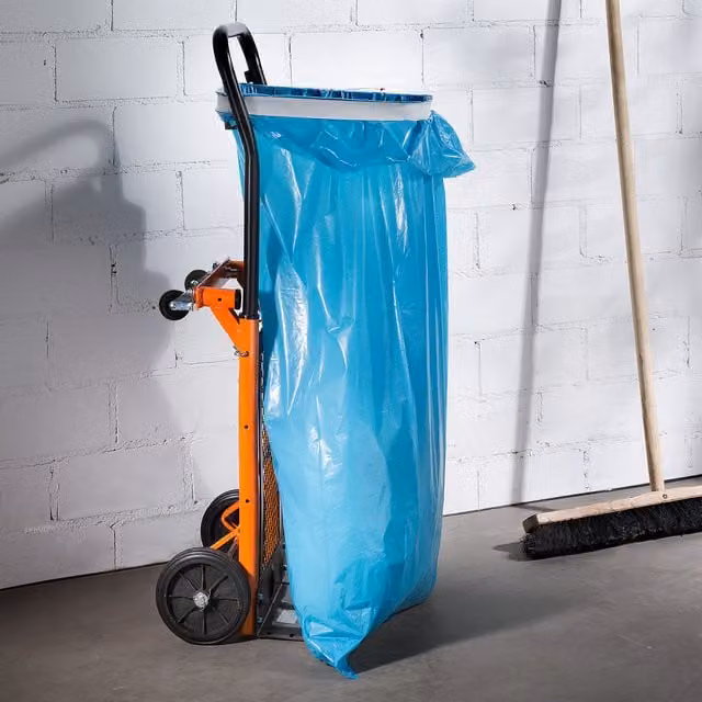 Tectake Sack Barrow, Orange, 80 kg Capacity