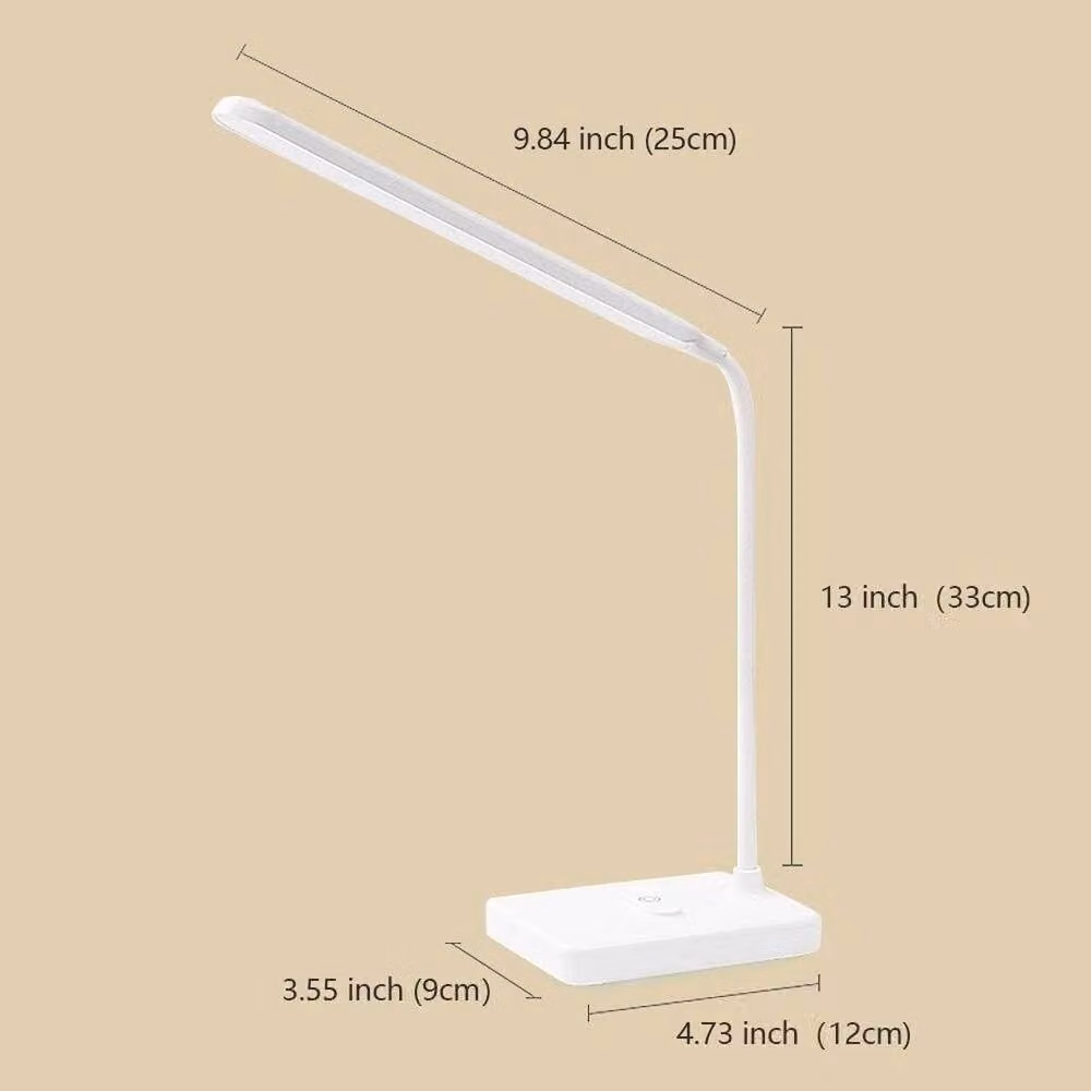 Kelvenix Dimmable USB LED Touch Control Desk Lamp in White – 2