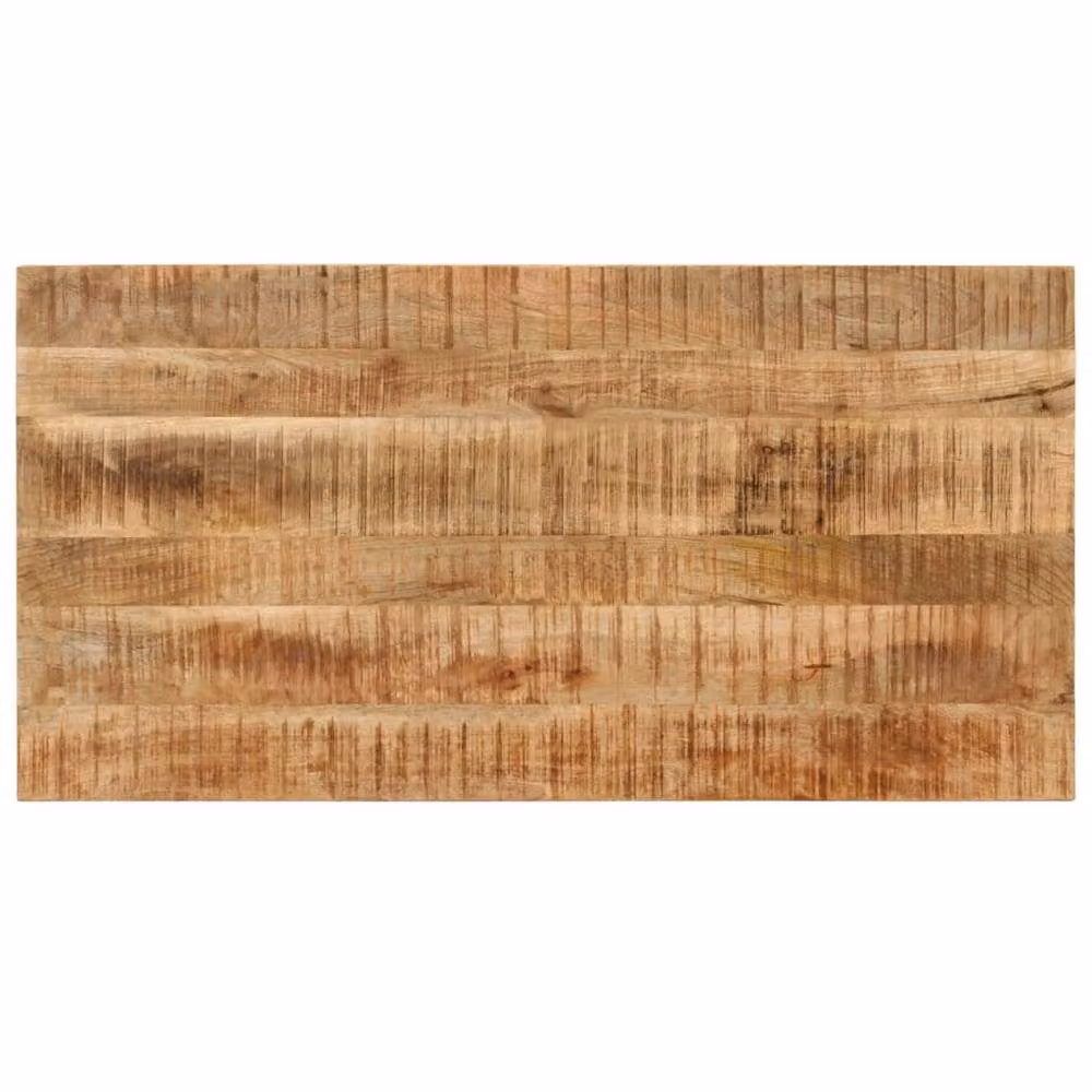 Berkfield Home Dense Rectangular Dining Table in Brown Solid Mango Wood, W/D/H: 110 x 55 x 76 cm – 2