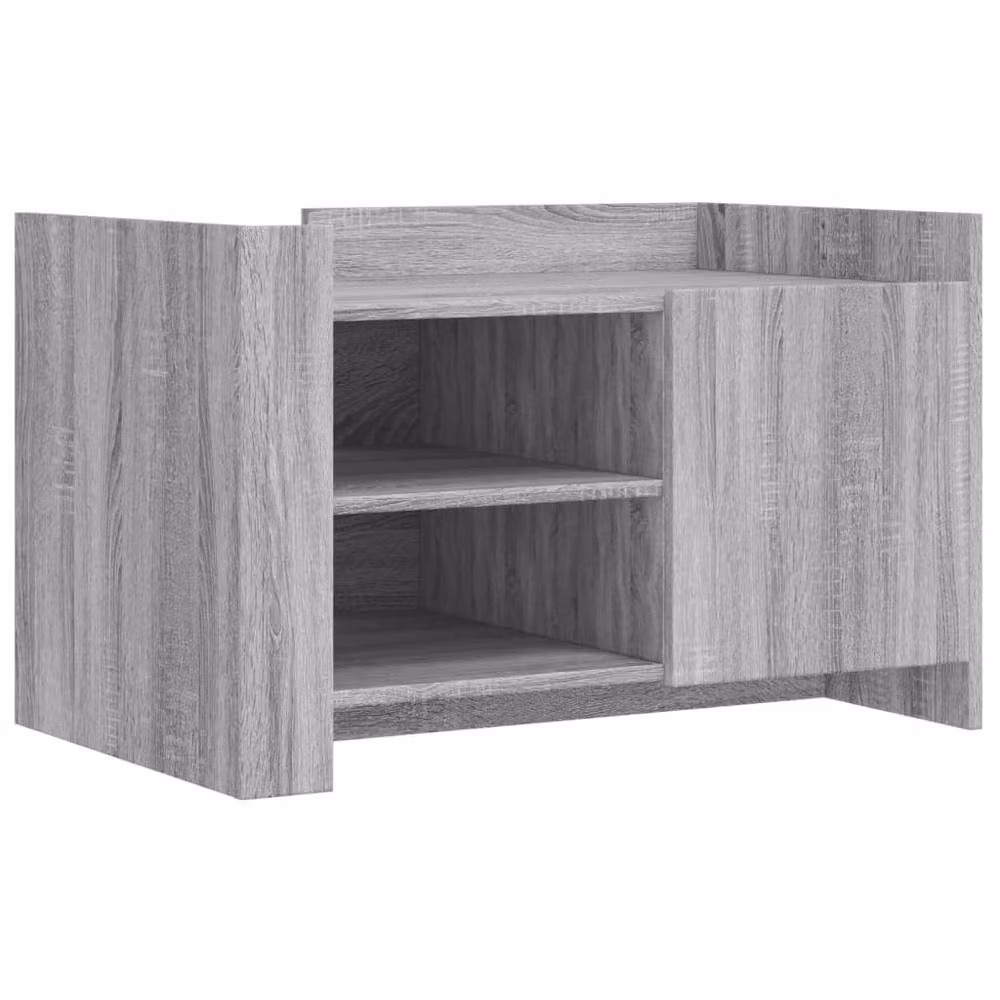 Berkfield Home Modern Grey Sonoma Coffee Table, W/D/H: 80 x 50 x 50 cm – 3
