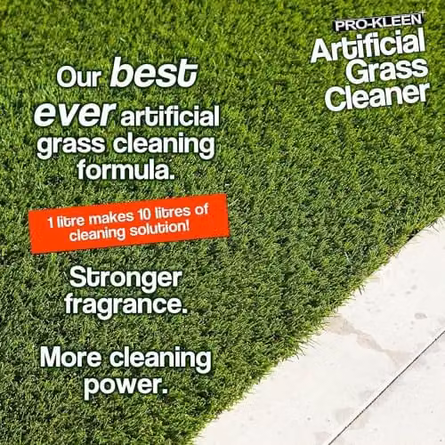 Pro-Kleen 4-in-1 Artificial Grass Cleaner and Pet Friendly Disinfectant with Deodoriser, Cherry Fragrance, 4 x 1 Litre – 4