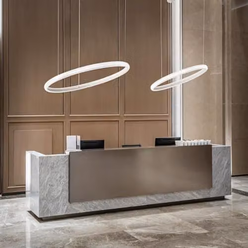Ideal Lux Miracle LED Ring Pendant Ceiling Light, White, 3000K, Diameter: 60 cm – 2
