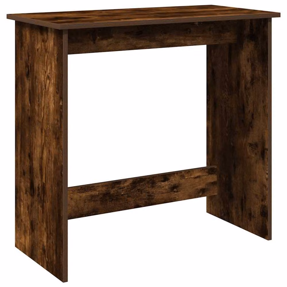 Berkfield Home Modern Writing Desk in Smoked Oak Brown, W/D/H: 80 x 40 x 75 cm – 3