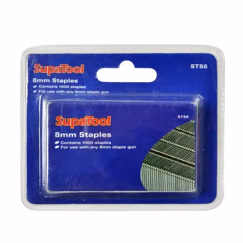 SupaTool Silver Staples, Pack of 1000 – 2